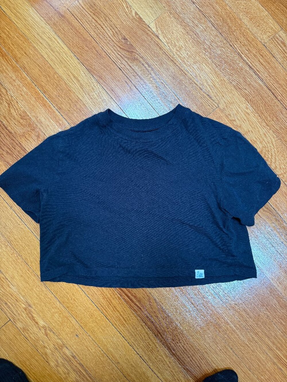 Merz b. schwanen Organic cotton cropped tee XS